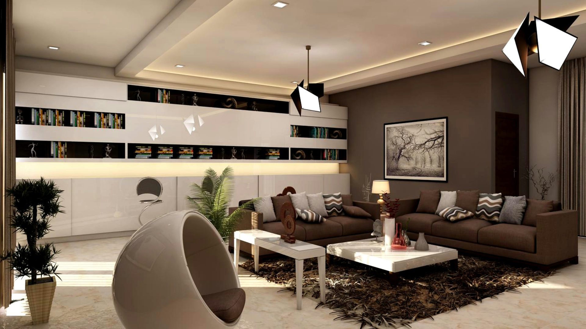 Couleur beige uni ronde